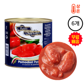 롱고바디 포모도리 필라티 토마토 홀, 2.5kg, 6개