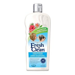 PetAg Fesh 'n Clean 오트밀 앤 베이킹 소다 강아지 컨디셔너 - 상쾌한 열대 향 532.3ml(18온스), 1개, 533ml