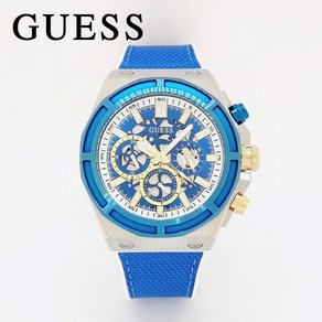 게스 GUESS 블루 마스터피스 남성시계 GW0713G1 백화점 AS