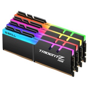 지스킬 DDR4 16GB TRIDENT Z RGB 램 데스크탑용 PC4-25600 CL16 4p, 4개