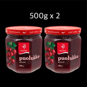 핀란드 Saarioinen 링곤베리잼 500g x 2개 현지배송