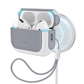 ESR 에어팟 프로 케이스 (2022/2019)용 AiPods Po 2세대 HaloLock 탑재 MagSafe 지원 Po2