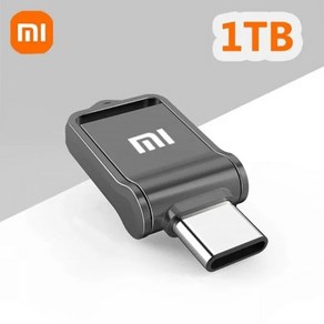 샤오미 호환용 USB 3.2 고속 C타입 인터페이스 휴대폰 컴퓨터용 이중 사용 플래시 메모리 스틱 2TB 1TB 512GB, 10 Black 1TB