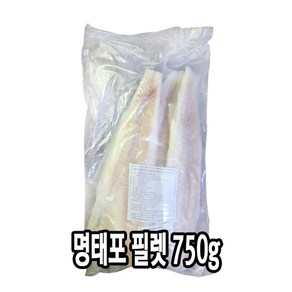 [다인] 명태 동태필렛 750g 동태포 생선전 동태전 통포 생선까스 제사용 제수용 명태포