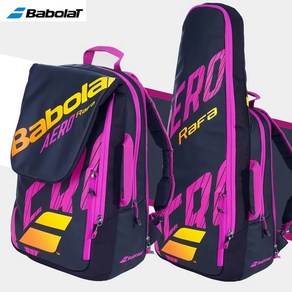 오리지널 프로페셔널 BABOLAT 테니스 배낭 PURE AERO RAFA 1 세대 2 라켓 가방 3R 6R 12R 스쿼시 가방 테니스라켓가방, 01 2 Usages Backpack, 1개