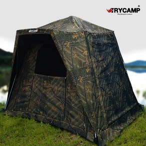 [TRYCAMP] 트라이캠프 솔무늬 무결로 블랙 암막 낚시 텐트 FA-1517D