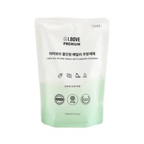 아이보브 올인원 패밀리 젖병 식기세제 리필, 1개, 500ml