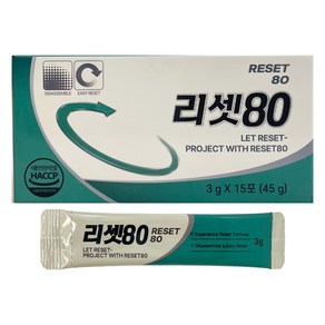 리셋80 3g x 15포, 1개