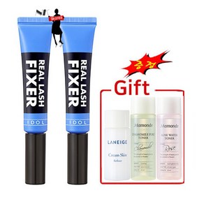 에뛰드 [1+1] 아이돌 리얼 래쉬 픽서 8ml+토너 3종, 블랙, 2개