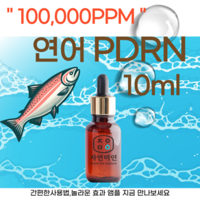 에코문 PDRN 연어 DNA 100 000PPM 원액 앰플 펩타이드 에센스, 1개, 10ml