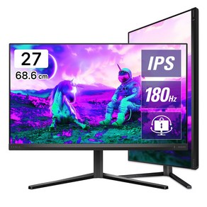 필립스 에브니아 27M2N3200A 180Hz 프리싱크 HDR 게이밍 피벗 무결점 27인치 컴퓨터 모니터, 68.6cm, 필립스 에브니아 27M2N3200A 180 게이밍 피벗