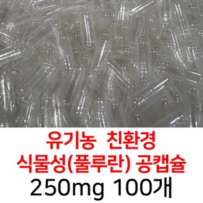 라이프건강 유기농공캡슐(250mg 100개) 식약허가통과, 100정, 250mg, 1개