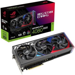 ASUS TUF Gaming GeFoce RTX® 4080 OC Edition 그래픽 카드PCIE 4.0 16GB GDDR6X HDMI 2.1a 디스플레이 포트 1.4a, ROG Stix_RTX4080 SupeBlack, 1개