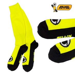 ANNIE BOARD SPORTS SOCKS 애니 스키 스노우보드 겨울 양말 성인남성 25-28cm, 옐로우, 1개