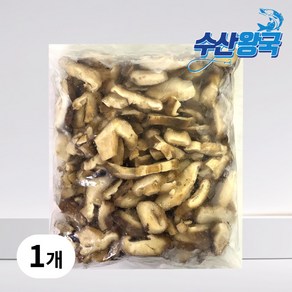 수산왕국 냉동 표고버섯 슬라이스, 1개, 1kg