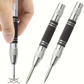 COVERONE 간편 자동 센터펀치 드릴 위치 표시 마킹 2p 세트, 1세트