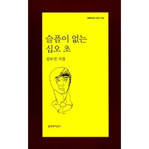 슬픔이 없는 십오 초 -문학과지성 시인선-346