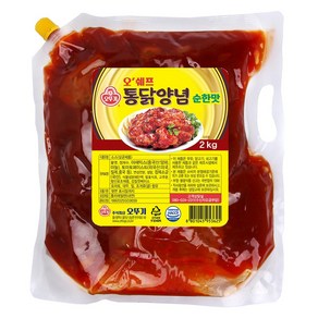 오쉐프 통닭양념 순한맛, 2kg, 5개