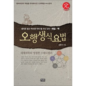 오행생식요법:생식은 알고 먹으면 약이 될 수도 있다 체질 맥, 청홍, 김춘식 저