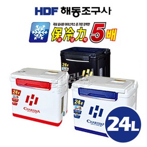 HDF 해동 카리스마 아이스박스 24L HB-238 낚시용 쿨러 24리터, 네이비BK, 1개