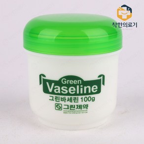 그린제약 그린백색바세린 피부보호 보습제 연고 크림 립케어, 100g, 3개