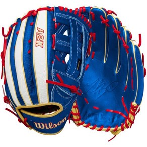 윌슨 WILSON 12.5 A2K 시리즈 무키 베츠 게임 모델 글러브 2023 - 로얄/골드/화이트, Royal/Gold/White, Right Hand Thow