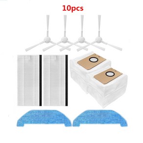 Neabot q11 로봇 진공 청소기 용 예비 부품 메인 롤러 브러시 사이드 브러시 hepa 필터 걸레 천 걸레 먼지 봉투