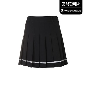[와이드앵글 공식] [골프] 여성 WG 라인 포인트 플리츠 스커트 L WWP23Q71Z1