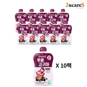 무럭무럭 과일퓨레 푸룬고구마 10팩, 1kg, 1개