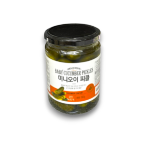 딜리셔스 미니 오이 피클, 2개, 500g