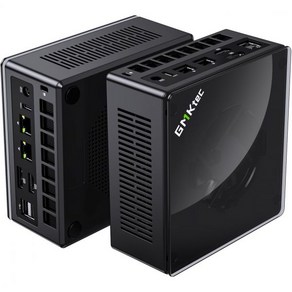 GMKtec 게이밍 미니 PC K8 플러스 AMD 라이젠 7 8845HS8C16T up to 5.1GHz 64GB DDR5 RAM 1TB SSD 데스크톱 컴퓨터 사전 설치된 W, Nucbox K8 Plus 64GB DDR5+1TB