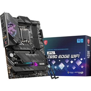 MSI MPG Z690 엣지 WiFi DDR4 게이밍 마더보드 ATX 12세대 인텔 코어 LGA 1700 소켓 PCIe 4 CFX M.2 슬롯 6, ATX_MPG Z690 Edge WiFi