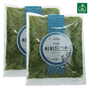 [31마켓] 이엔푸드 씨위드그린 (해초샐러드), 2개, 1kg