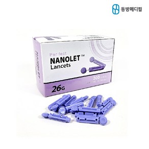 동방 나노렛 란셋26G(200ea) 사혈침 채혈침 동방란셋 동방나노렛 란셋 란셋23G 동방나노란셋 랜싯, 1개