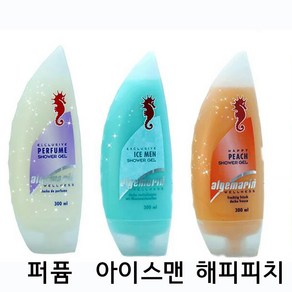 알게마린 샤워젤 300ml 6개세트 바디워시 퍼퓸 아이스맨 해피피치