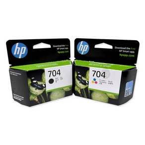 HP 704 정품잉크 표준용량 (CN692AA CN693AA), 1개, 검정+컬러세트 CN692AA+CN693AA