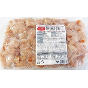 에쓰푸드 치킨바베큐탑핑 1kg 가정 식당 업소 식자재 식재료, 1개