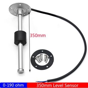 점멸 알람 라이트 오일 압력 수온 VOLT 연료 게이지 오일 프레스 계량기 010Ba 0190ohm 연료 레벨 4 in 1, 10) 350mm senso