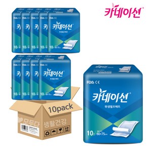 카네이션 위생매트 깔개매트 10매x10팩 (100매) 박스