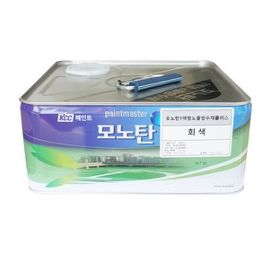 KCC 옥상방수 우레탄페인트 모노탄 중도1액형 4kg, 회색, 1개