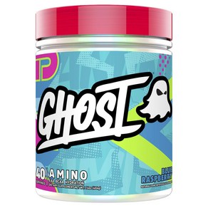 GHOST 아미노 EAA BCAA 하이드레이션 블루 라즈베리 맛, 1개, 404g