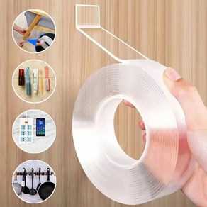 초강력 양면 접착 몬스터 테이프 가전 제품 방수 벽 스티커 홈 개선 방지 테이프, 2CM Width G397E, 1M, 1개