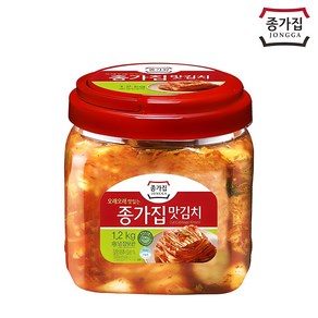 [종가공식판매몰] 종가 먹기좋게 썰은 맛김치 1.2kg(PET)