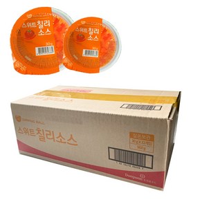 에이치에이유통 동원홈푸드 스위트칠리소스 30g BOX 일회용 디핑소스 디핑볼, 960g, 1개