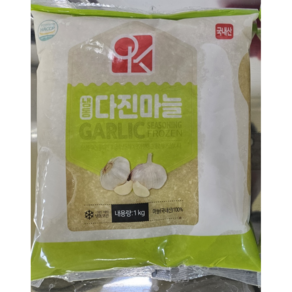 HACCP 인증 국산다진마늘 1kg (아이스팩 기본 포함), 3개