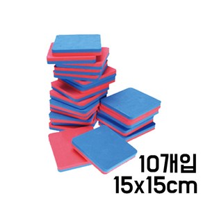 색판뒤집기 15x15cm 10개입/308551/색판 뒤집기 판뒤집기 체육대회 운동회, 단품