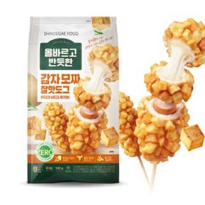 신세계푸드 올바르고 반듯한 감자모짜 찰핫도그 540g 2팩 (총12개) 올반, 1개