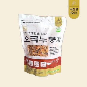 소담푸드 국내산쌀로 만든 오곡누룽지, 820g, 1개