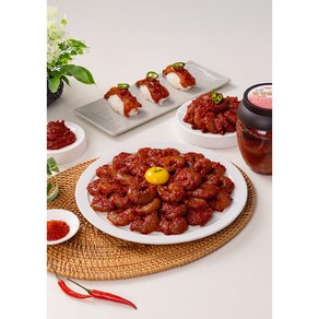 일월식품 수제 깐!양념새우장 1kg(30미 내외), 1개, 1kg
