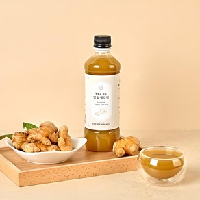 100% 국내산 정제수 없는 발효 생강청 햇생강 수제 차 액기스 엑기스 국산 600G, 1개, 600ml, 1개입